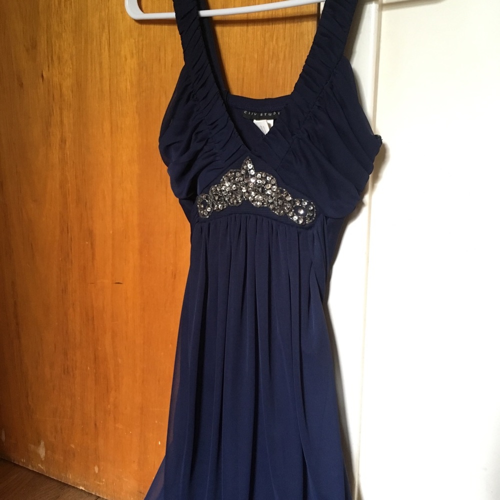 City Studio sequin dress